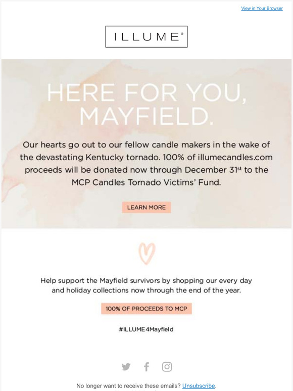 Here for you, Mayfield.
