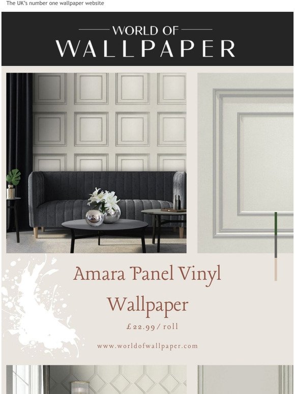 Beautiful white wallpapers from World of Wallpaper. Pure, simple elegance...