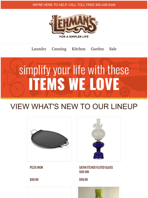 Lehman's Check Out These New Arrivals That We for December Milled