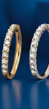 643146 DIAMOUR Memoire-Ring 12 lupenreine Brillanten