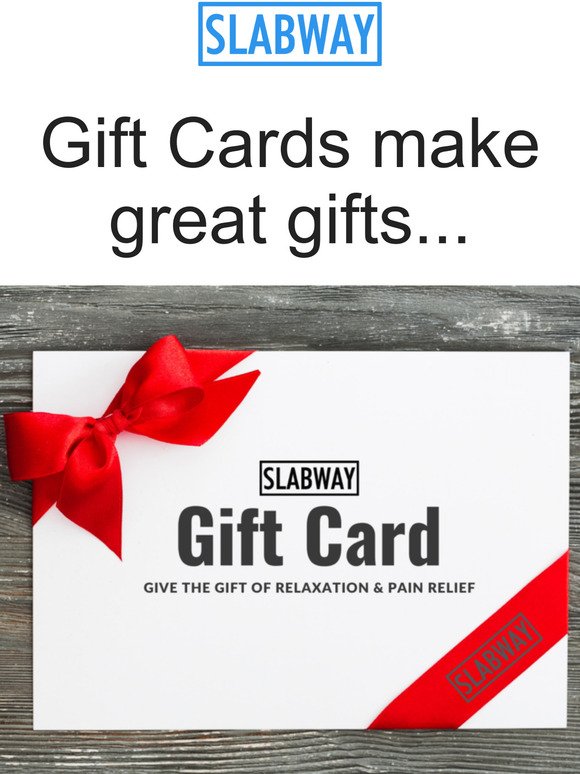 Gift Cards are great for stockings...