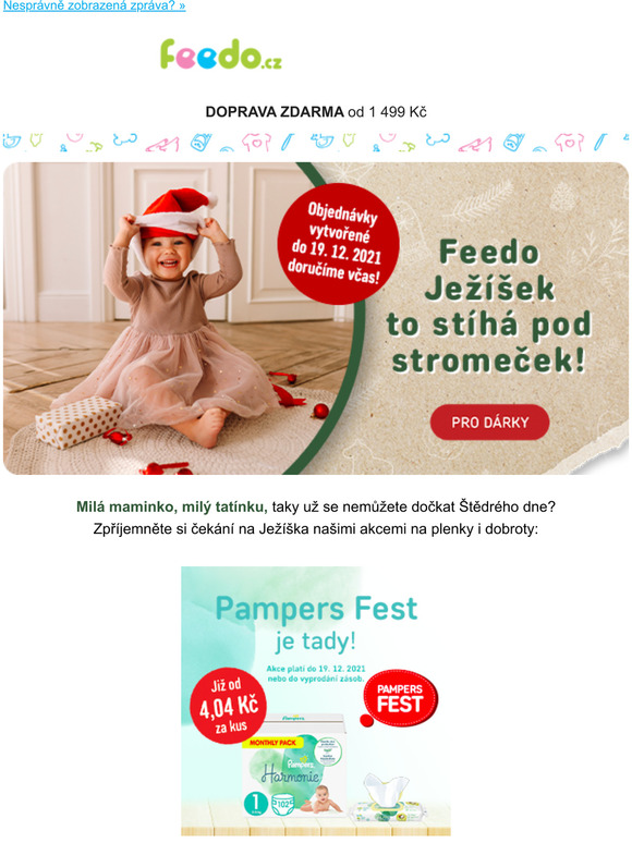 Feedo Jeek pijm posledn objednvky