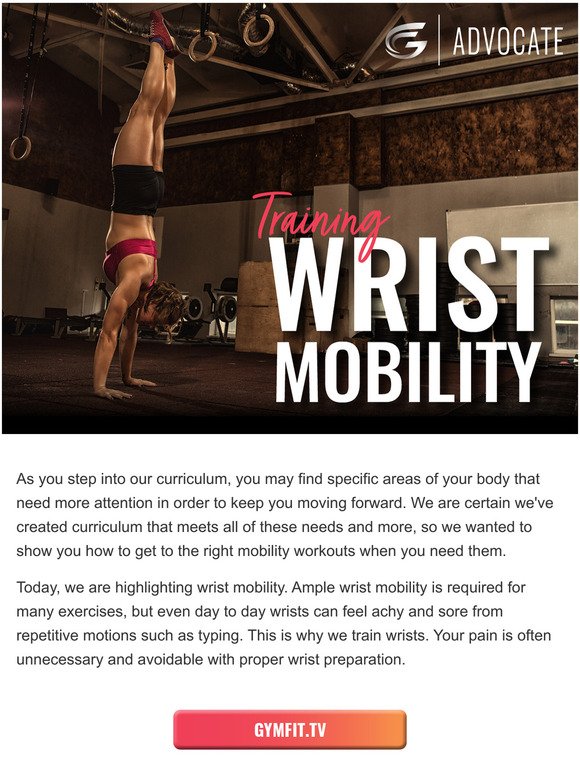 Training Your Wrists Mobility