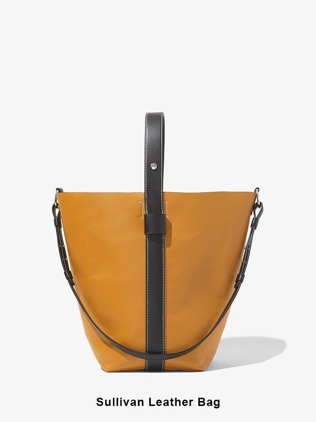 small black crossbody bucket back