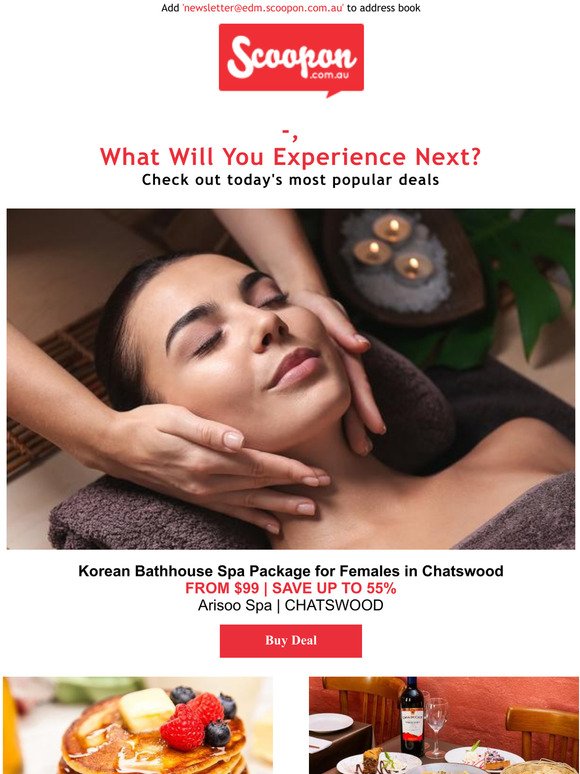 Scoopon Korean Bathhouse Spa Package For Females In Chatswood Save