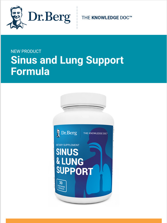 Dr Berg NEW! Sinus and Lung Support Formula Milled