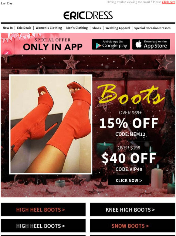 Last 24 Hrs.Can't Miss This Boot