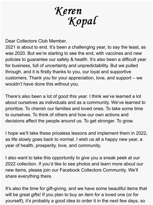 This has been our 2021