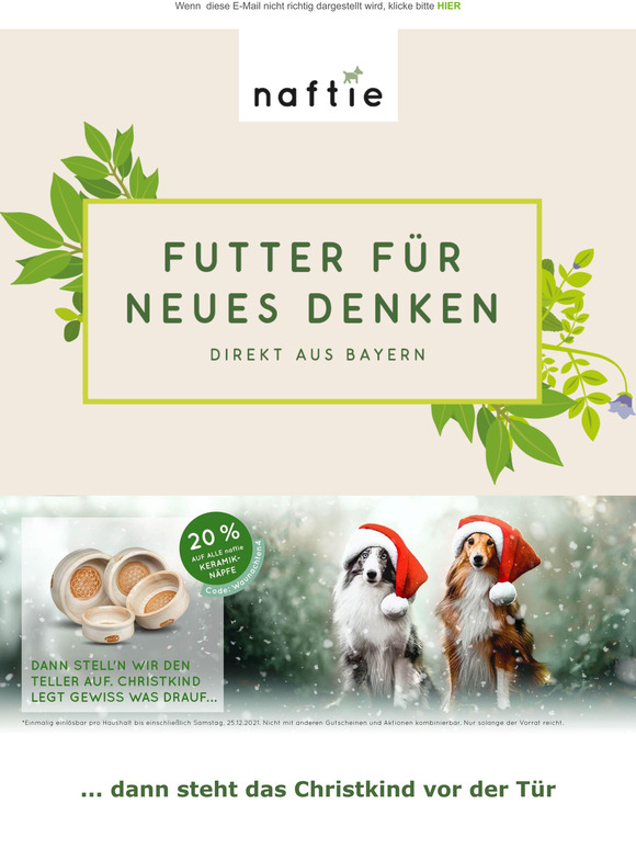 dann steht das Christkind vor der Tr