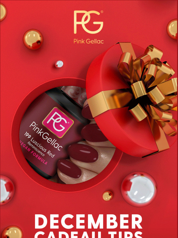 Zorg dat je nagels goed zitten tijdens de feestdagen!