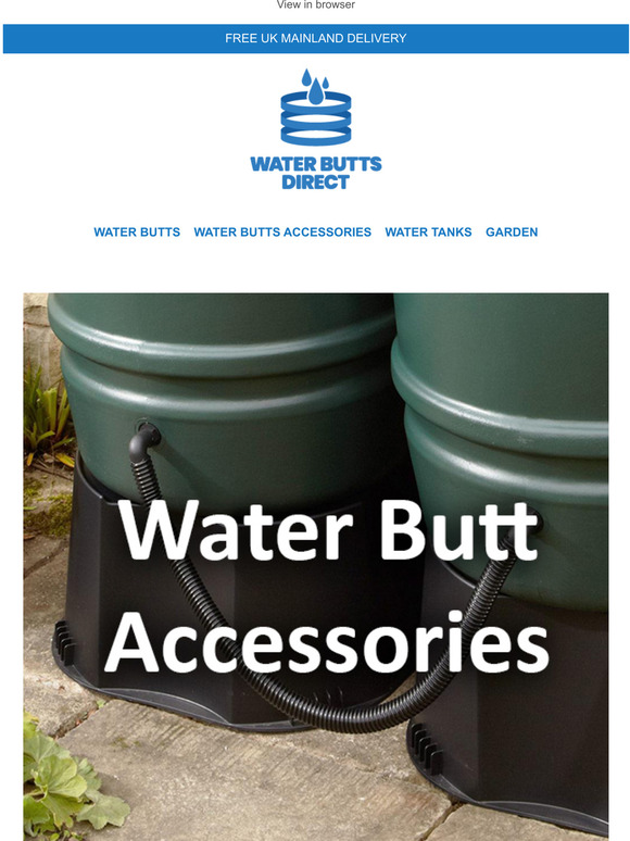 Water Butts Direct Water Butt Accessories for You Milled