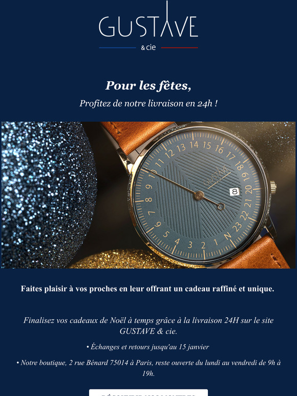 Recevez vos cadeaux en 24H pour Nol !