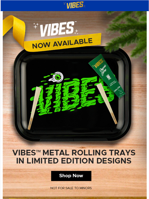 Vibes 1-800 What I Smoke Rolling Tray Large