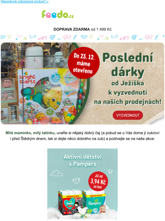  DOPRAVA ZDARMA s Pampers