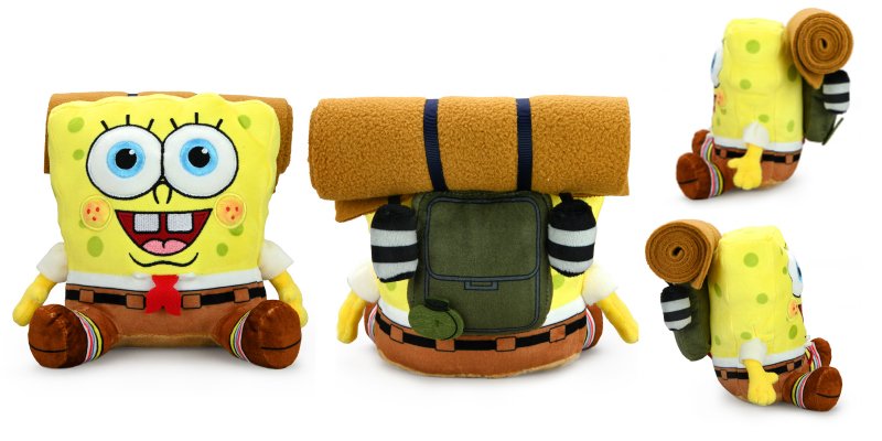 SpongeBob SquarePants - 8 Plush Window Clinger - Scared SpongeBob -  Kidrobot