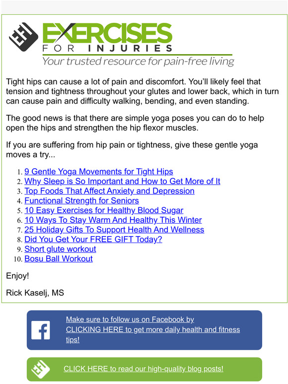 Exercises For Injuries Easy Yoga Poses That Will Revitalize Your Tight