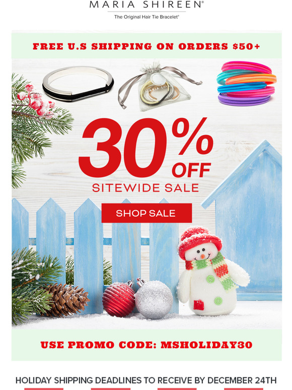 Shh.. Santa told us you wanted these savings