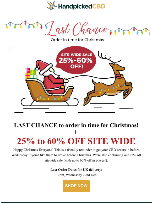 Last Chance Before Christmas...