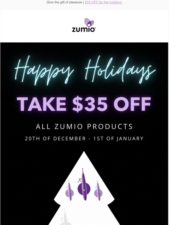 $35 OFF Take a spin under the mistletoe