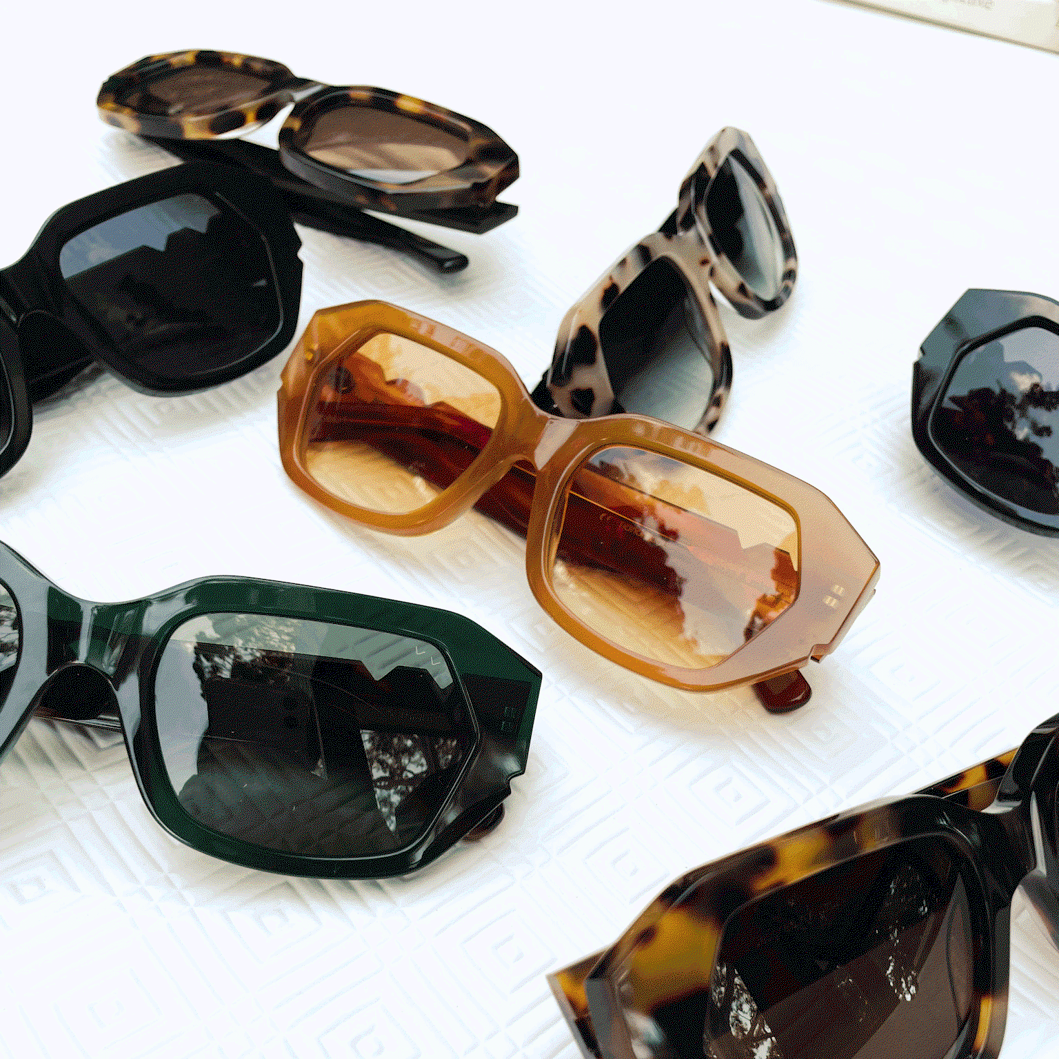 Pared Small and Mighty Geometric Sunglasses Pared Eyewear Small & Mighty Sunglasses | David Jones main image 4