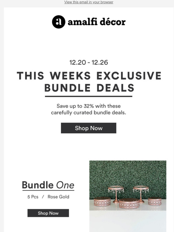 Over 30% Off Bundle Cake Stand Sets