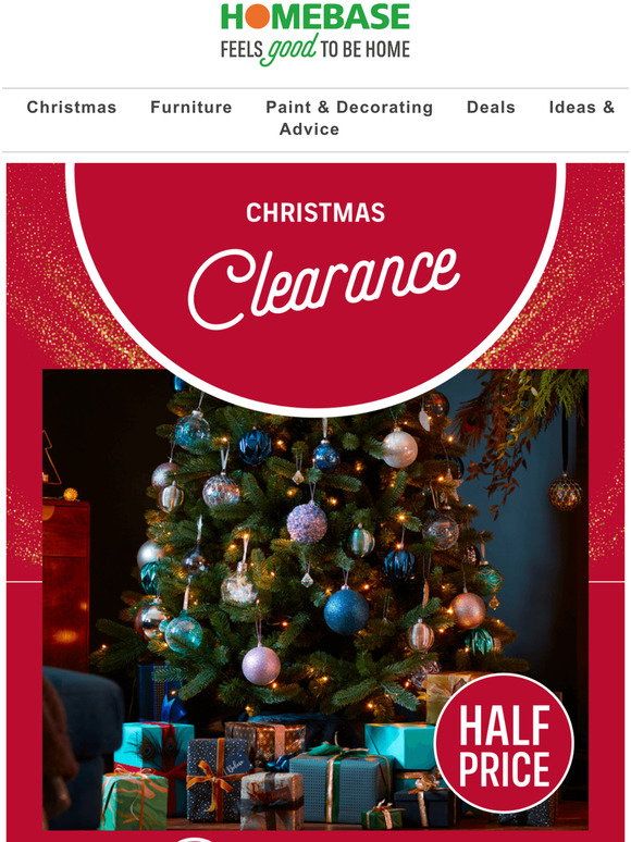 Homebase Christmas clearance now on Milled