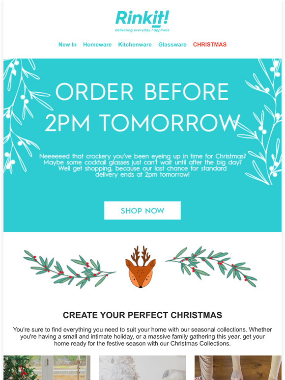 Last chance for standard Christmas delivery
