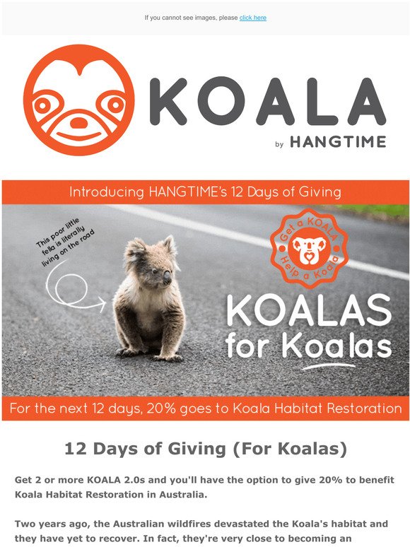 Will you help us help the Koalas?