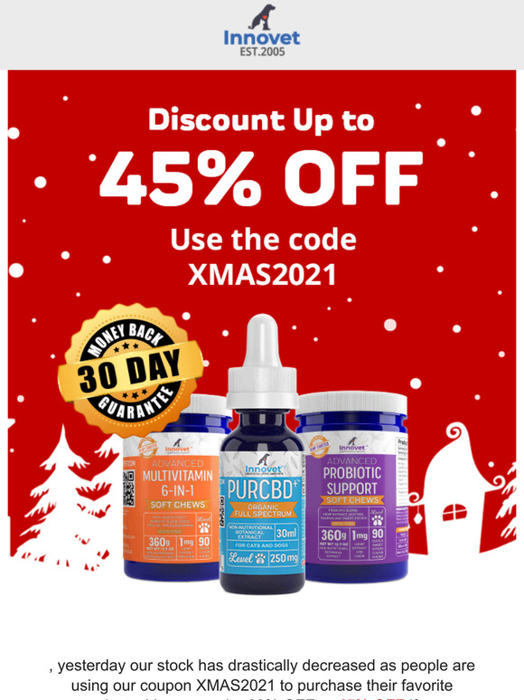 Innovet's Christmas Sale Continues! 