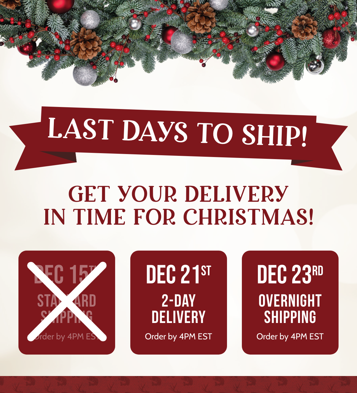 Bass Pro Shops HURRY Last day to get your delivery before Christmas