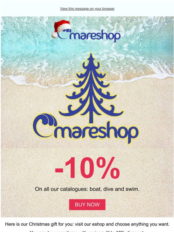Your Christmas gift from Mareshop is here
