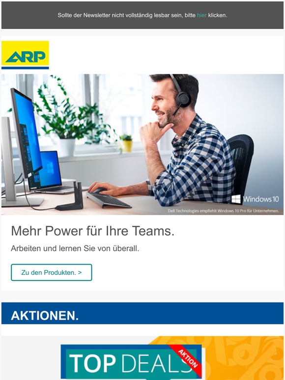 ARP: Highlights der Woche