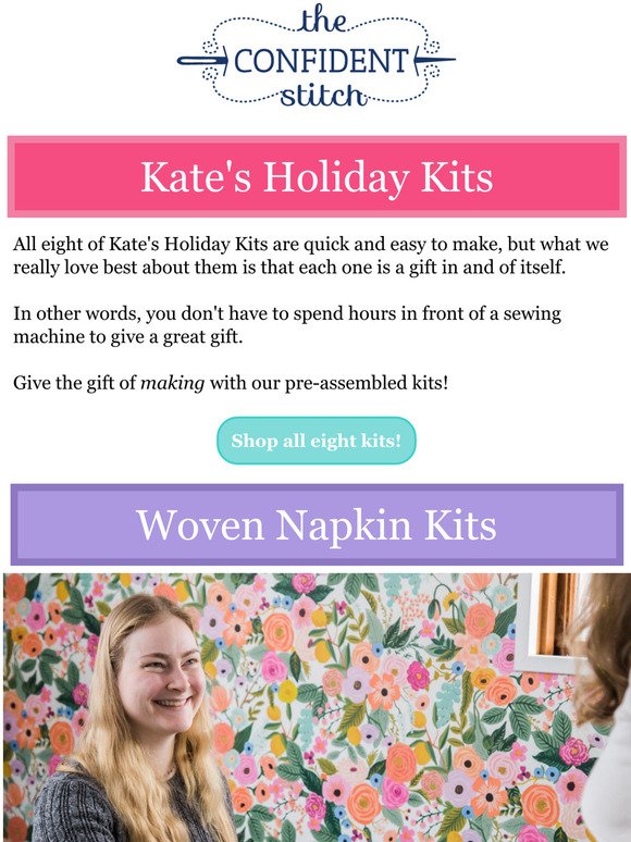 Kate's kits make great last-minute gifts!