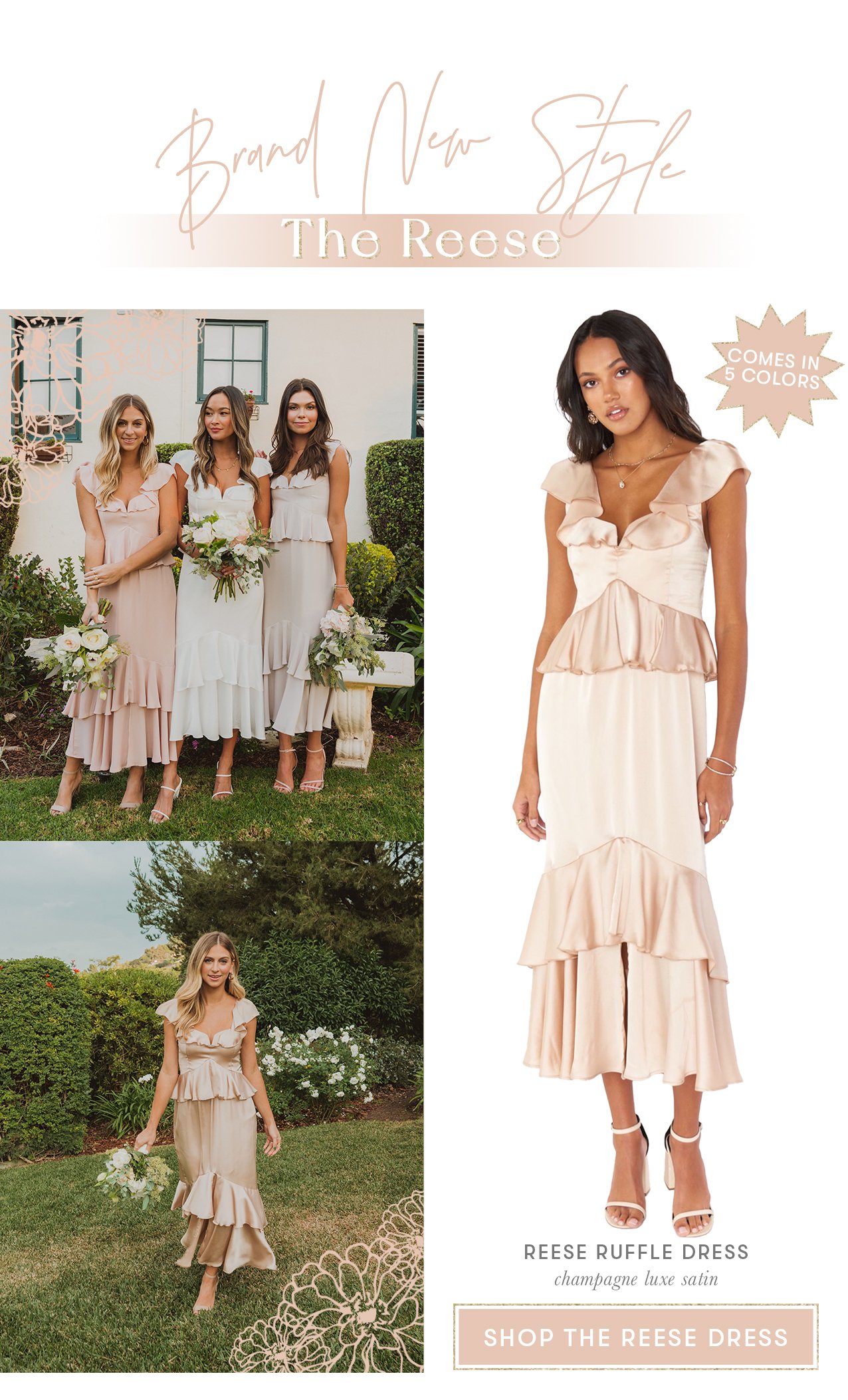 The Spring Bridesmaids Collection is ...