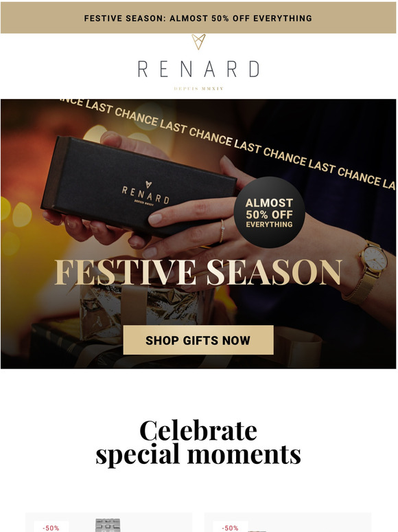 Last minute Christmas shopping: 20% off!