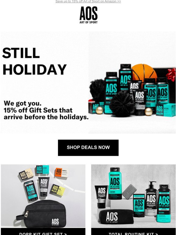 15% OFF Last Minute Holiday Gifts for Athletes