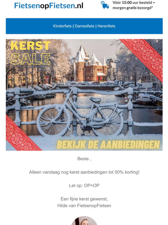 FietsenOpFietsen NL: Op zoek naar een nieuwe fiets? 5% korting op alle  fietsen. | Milled