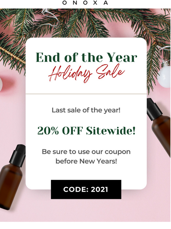 Last Sale of the Year! 