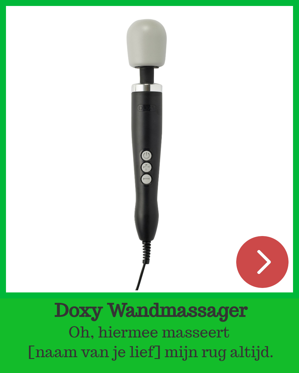 Doxy Original Wandmassager
