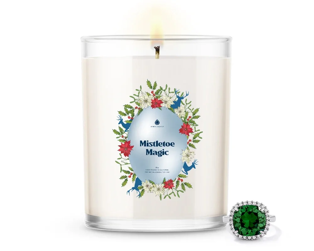 Image of Mistletoe Magic Home Jewelry 18oz Ring Candle