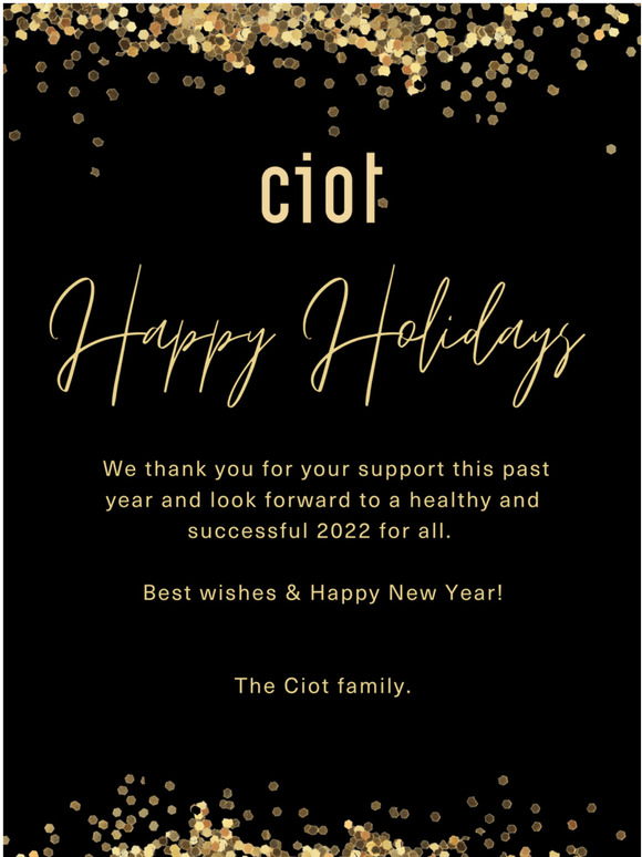 Ciot Holiday Greetings 
