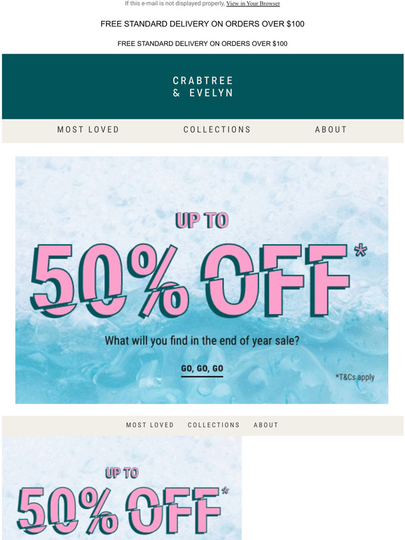 Up to 50% off