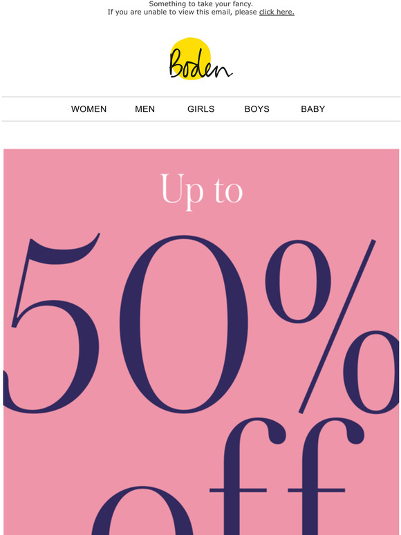 Boden Email Newsletters Shop Sales, Discounts, and Coupon Codes