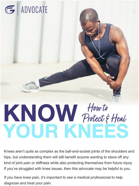 Heal and Protect Your Knees
