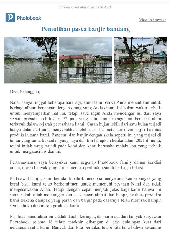 Penanganan dan pemulihan pasca banjir