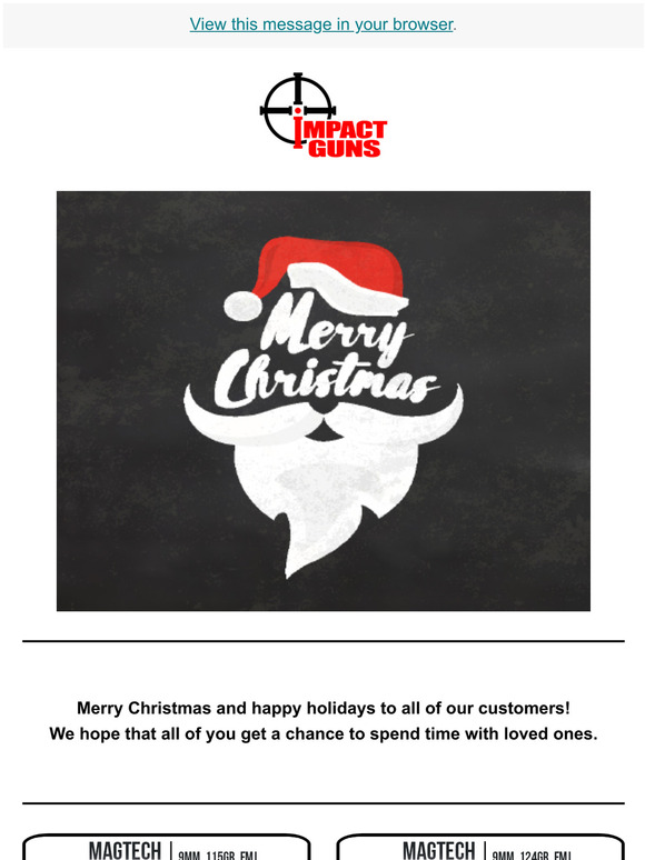Merry Christmas & Happy Munitions!