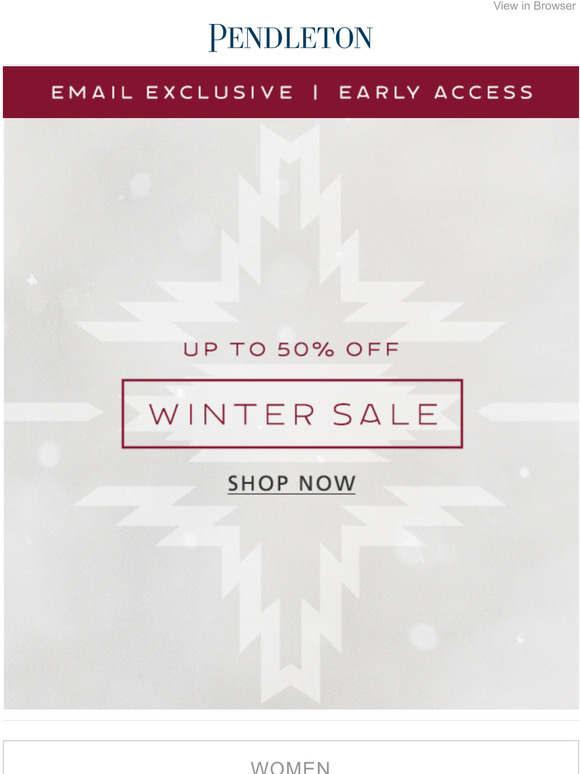 Pendleton Woolen Mills Email exclusive Milled