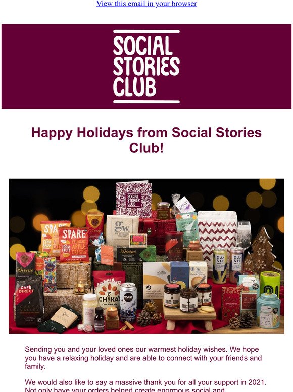 Happy Holidays from Social Stories Club