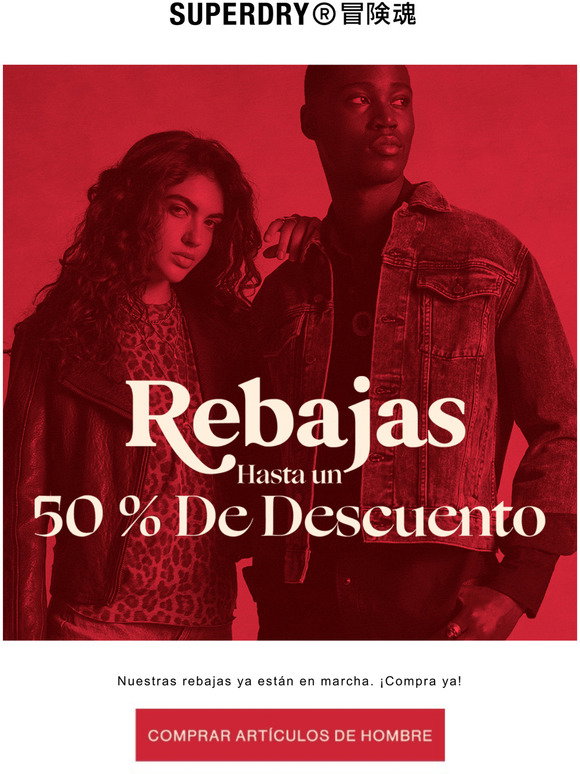 Rebajas SuperDry - Hombre y mujer con descuentos del 50% - CholloDeportes