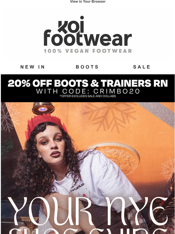 Koi Footwear Claim 20 Off NOW Milled